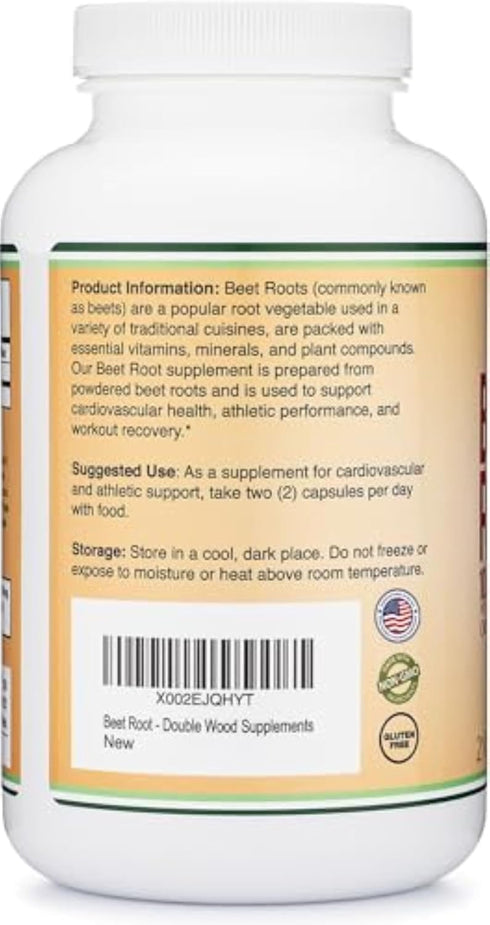 Beet Root Powder Capsules (Organic and Vegan) (210 Count, 1,000mg Per Serving) - Super Food from Beets with High Nitrate for Overall Health Suppor...