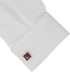 Square Burgundy Checks Cufflinks With Box Red Cuff Links Men Gift...