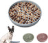 Slow Feeder Dog Bowls, Silicone Slow Feeder for Dogs & Puppies, Dog Puzzle Bowl with Suction Cup for Anxiety Relief, Slow Eating, Dishwasher Fit, ...