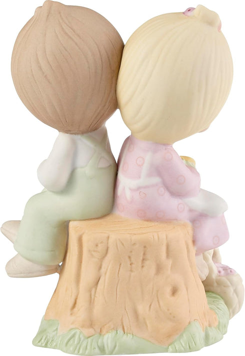 Precious Moments, Love One Another, Bisque Porcelain Figurine, E1376...
