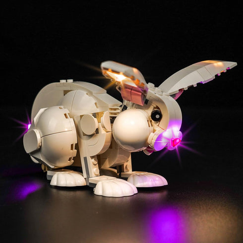 VONADO LED Light Kit for Lego White-Rabbit-31133-Easter-Bunny Creator, Creative Lighting Set Accessories Compatible with Lego 31133 Building Set (...