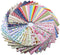 Phantomon 50pcs Cotton Fabric Craft Square Precut Patchwork Sheets for Quilting, Sewing, Scrapbooking, Flower Patterns (12Inch x 12Inch)...