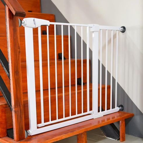 4 Pack Baby Gate Wall Protector Wall Cups for Child Pressure Mounted Stair Safety Gate, Protect Walls & Doorways from Pet & Dog Gates, Black...