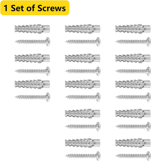Retractable Baby Gate Replacement Parts, 55" W x 33" H Retractable Baby Gate Extensions (Including 2 x Latches + 2 x Brackets + 1 Set of Screws) f...
