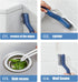 Cleaner Scrub Brush, Stiff Angled Bristles Gap Cleaning Brush, Grout Cleaner Brush for Showers, Bathtubs (Blue-2 PCS)...