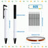 10 Pack Sublimation Pens blank, Heat Transfer Pen bulk with Heat Resistant Tape & Shrink Wrap & Replacement Ballpoint Refill for Sublimation DIY O...
