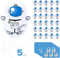 Educational Toys for Kids, 50PCS Math Education Toys for Boys Girls Mini Tumbler Bulk Toys, Self-righting Doll Toys Classroom Rewards Math Party F...