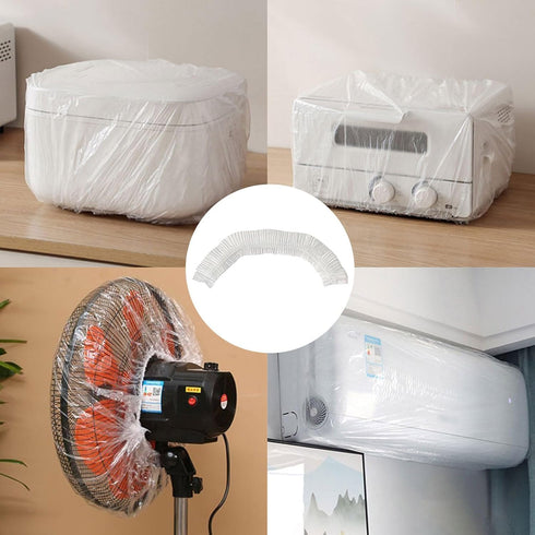 10Pcs Thickened Disposable Dust Cover,Clear Kitchen Appliance Covers,Elastic Household Kitchen Appliance Universal Dustproof Protective Cover,Appl...