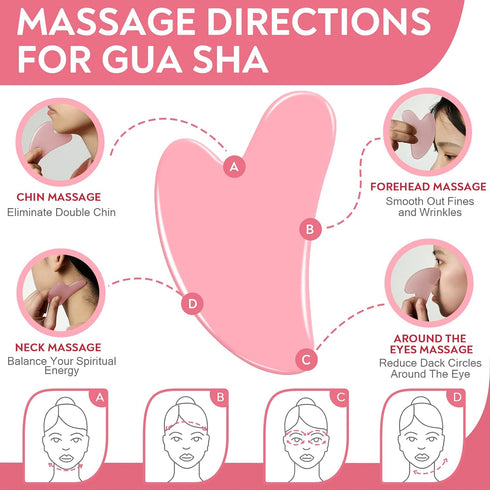 AURUZA Ice Face Roller and Gua Sha Set, Ice Roller for Face & Eye Puffiness Relief Beauty Facial Rollers Mold Icing Massage Skin Care Tools for Br...
