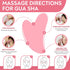 AURUZA Ice Face Roller and Gua Sha Set, Ice Roller for Face & Eye Puffiness Relief Beauty Facial Rollers Mold Icing Massage Skin Care Tools for Br...