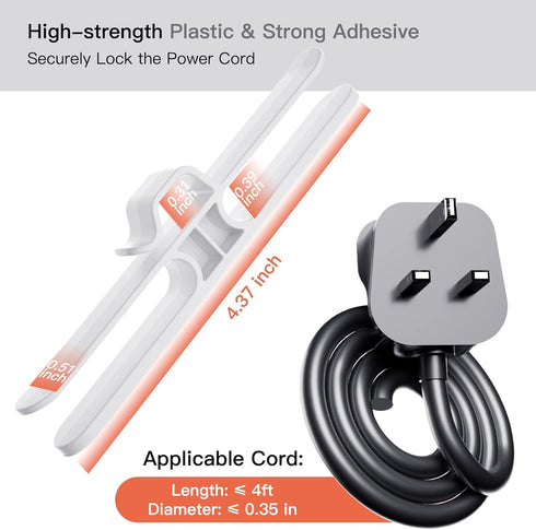 PZOZ (4 Pack) Cord Organizer for Appliances, Kitchen Appliance Cable Bundlers Wrapper Winder Kitchen Storage Gadgets Organization Coffee Bar Acces...