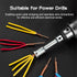 3Pcs Wire Stripper and Twister for Drill – 2-6 Way Electrician's Tool for Quick Cable Stripping & Twisting – Multipurpose Peeling Line Device for ...