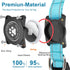 Airtag Dog Collar, Nylon Collar with Waterproof Air Tag Holder, Luminous Reflective Adjustable Pet Collar for Small Medium Large Heavy Duty Dogs,B...