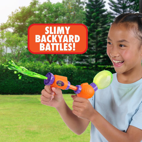 Nickelodeon Slime Compound Splat Splasher – Slime Blaster Shoots Goo Up to 25 Ft (Non-Toxic and Washable)...