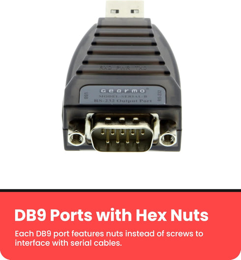 Gearmo Mini USB Serial Adapter Hi-Speed 920K FTDI Chip...