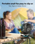 GEHEN 3-Speed Clip-On Fan with Sturdy Clamp & Strong Airflow, USB-Powered for Easy Cooling, Ultra-Quiet Operation Ideal for Bedroom, Office, & Str...