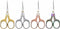 embroidery scissors, ultra sharp blades, craft sewing scissors, stainless steel multi-purpose beauty scissors, suitable for office, home, and kitc...