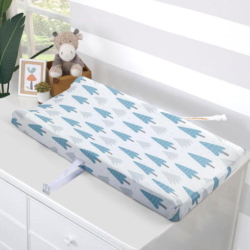 Changing Table Pad Cover Elastic Changing Pad Cover Premium Baby Changing Pad Cover 2 Pack for Boys Girls Unisex Soft Comfortable Safety (Bubbling...