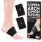 Dr. Frederick's Original Copper Infused Arch Support Sleeves - 2pcs - Arch Support Bands for Plantar Fasciitis, Flat Feet, Fallen Arches - Fast Pa...