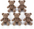 Craftdady 50pcs Flocky Acrylic Bear Buttons with Shank Cute 3D Teddy Bear Shank Sewing Craft Buttons 38-39x29.5mm for DIY Crafts Clothing Scrapboo...