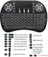 2.4G Mini Wireless Keyboard with Touchpad Mouse, Upgraded Multi Backlit, Portable Wireless Keyboard with USB Receiver Remote Control for Android S...