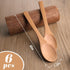 HANSGO 6PCS Small Wooden Spoons, Small Soup Spoons Serving Spoons 6inch Wooden Teaspoon for Coffee Tea Jam Bath Salts...