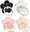 Cell Phone Ring Holder Flower,Fwaytech 360 Rotate Metal Finger Ring Socket Grip Kickstand for Smartphones,4Pack (Flower4)...