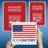 BookFactory Manager Notebook/Manager’s Log Book/Planner/Management Logbook - Wire-O, 100 Pages, 8.5”x11” (LOG-100-7CW-PP(ManagerNotebook)-BX)...
