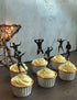 36 PCS Male Dancers Beefcake Cupcake Toppers,Bachelorette Cupcake Toppers Picks, Hen Party Decoration Supplies...