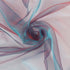 Lightweight 2 Tone Voile Fabric Sheer Organza Iridescent Turquoise with Red - 58 Inch by 5 Yards...