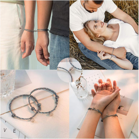 Tarsus Couple Bracelet Set Vows of Eternal Love Jewelry Gifts for Couple Bestfriend...