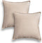 Jeanerlor Set of 2 Decorative Cotton Linen Couch 26"x26" Throw Pillow Case for Sofa Durable Classy, Comfortable Cushion Cover for Party/Wedding(65...