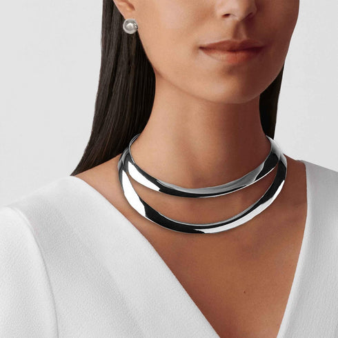 Barode African Collar Choker Necklace Gold Statement Chokers Bib Chunky Necklaces Earring Sets Jewelry for Women...