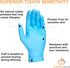 Superior Glove KeepKleen Contour Work Nitrile Gloves (100 Count) Latex Free Glove, Disposable Gloves, Powder Free, 9" Length - RDCNPF (Medium)...