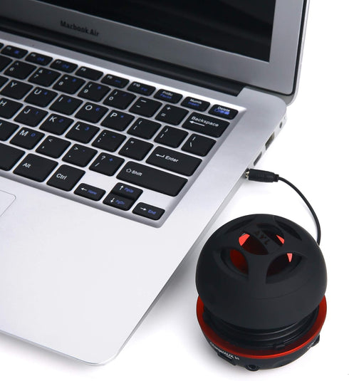 AYL Mini Speaker System, Portable Plug in Speaker with 3.5mm Aux Audio Input, External Speaker for Laptop Computer, MP3 Player, iPhone, iPad, Cell...