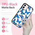 FANXI Blue Butterfly Cell Phone Case Compatible with iPhone 12/12 Pro 6.1 Inch - Shockproof Protective Cute Cool Butterflies Phone case for Women ...