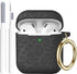 for Airpod Case & Airpods 2nd Generation Case Leopard Engraved Skin Cover Compatible with AirPods 2nd/1st Charging Case,Cute Soft Silicone Full Pr...