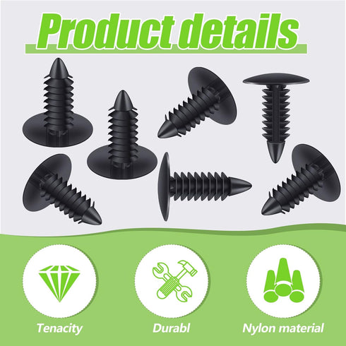 100 Pieces Patio Strapping Rivets Fasteners 3/4" Length Medium Multi Gauge Rivet for Patio Lawn Chair Webbing Repair Strap for Outdoor Furniture L...