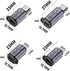 USB C/Micro USB to Mini USB Connector, USB C/Lightning to Micro USB Adapter, Micro USB/Lightning to USB C Extender, Type C/Micro USB Female to Lig...
