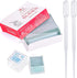 HOAOH 50 Pieces Microscope Slides and 100pcs Pre-Cleaned 20mm x 20mm Microscope Cover Slips Glasses for Basic Biological Science Education...