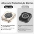 4 Pack Compatible with Apple Watch Waterproof Case 45mm Series 9/8/7 with Tempered Glass Screen Protector, 2 in 1 Full Coverage Bumper Protective ...