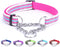 Reflective Martingale Dog Collars, Adjustable Soft Neoprene Padded Breathable Nylon Pet Collar for Puppy, Medium and Large Dogs,Rose Red,S...