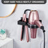 Hair Dryer Holder Blow Dryer Holder Wall Mounted, Adhesive Hair Straightener Holder, Hair Tool Organizer for Curling Iron Holder, Stainless Steel ...