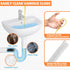 EastLink 30 Inch Drain Snake Hair Drain Clog Remover, Anti-Break Metal Drain Hair Remover with Nylon Layer, Sink Snake Drain Cleaner Tool for Bath...