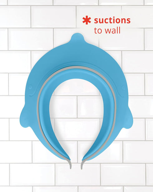 Skip Hop Baby Shower Cap Shield, Moby Bath Visor for Baby and Kids 9m +, Blue...