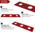 Waterline 3 Hole Escutcheon Deck Repair Plate for Kitchen or Bathroom Faucets - Universal Fit, 12 Inches, 14GA Steel | Sink Cover Baseplate Reinfo...