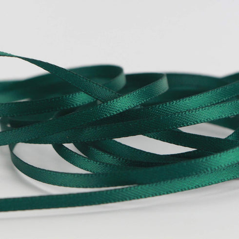 HUIHUANG Solid Color Satin Ribbon 1/8 inch x 100 Yards Roll Ribbon for Crafts (Hunter Green)...