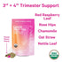 Pink Stork Labor Prep Tea, Organic Red Raspberry Leaf with Chamomile and Rosehip, Caffeine-Free, Pregnancy Must Haves, Labor and Delivery Essentia...