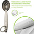 Spring Chef Stainless Steel Measuring Spoons Set of 7, Oval Metal Teaspoon & Tablespoon Measuring Spoons - Nesting Kitchen Gadgets For Baking & Co...