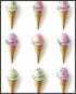Posterizer 1 pcs-colorful pastel ice cream cones minimal poster 4-Kitchen & Bar Art-Gift for Men Women Teens- Art for Cafe, Restaurant, Coffee Bar...
